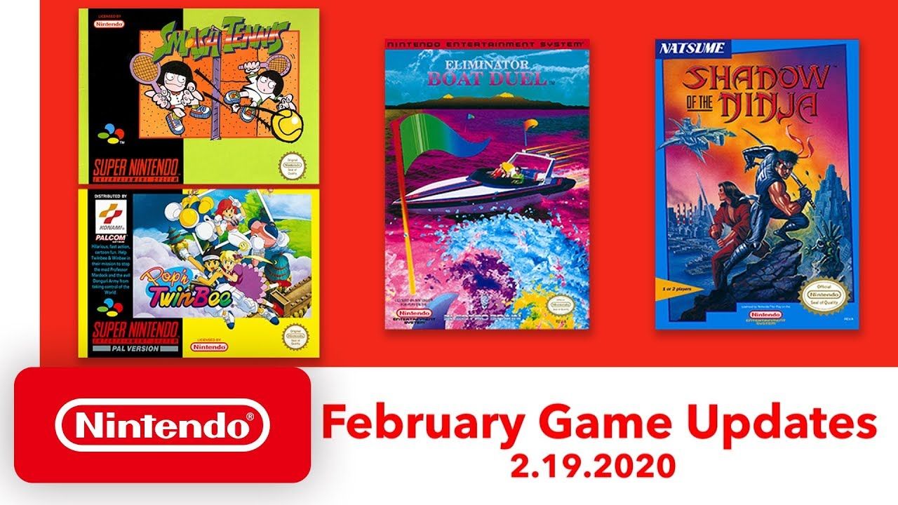 NES & Super NES Februar Updates für NIntendo Switch Online