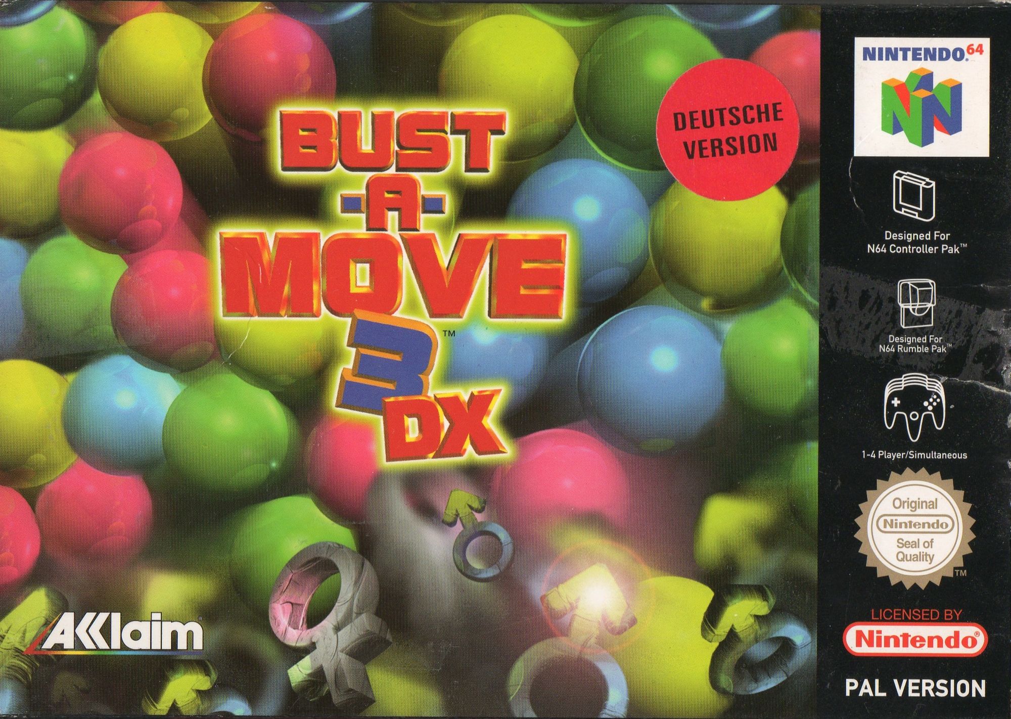 Bust-A-Move 3DX Cover