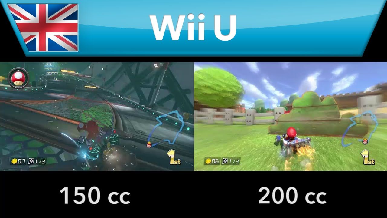 Mario Kart 8: 200ccm vs 150ccm im Videovergleich