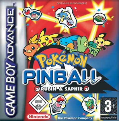 Pokémon Pinball: Rubin & Saphir Cover