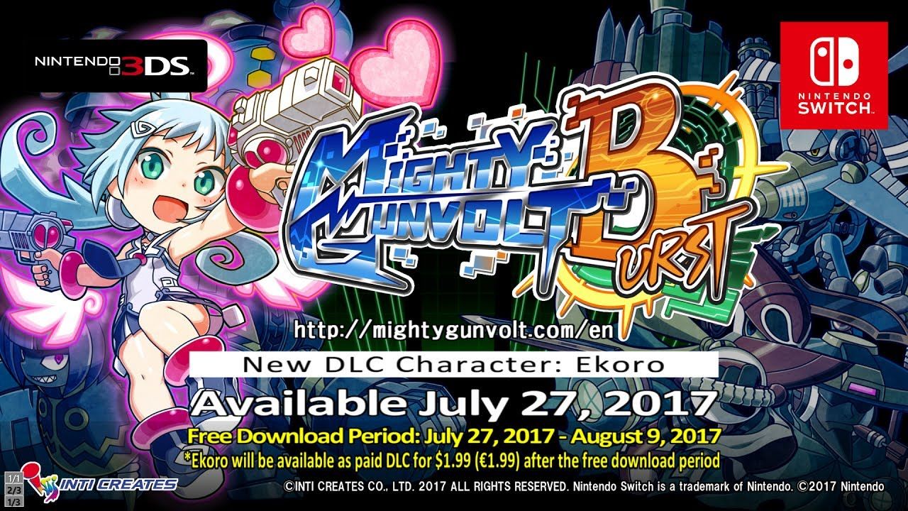 Mighty Gunvolt Burst bekommt (limitiert) kostenlosen DLC