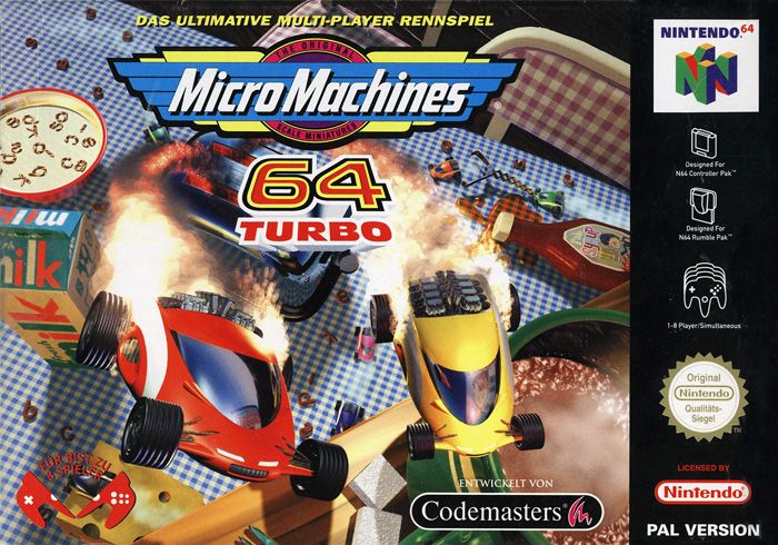 Micro Machines 64 Turbo Cover