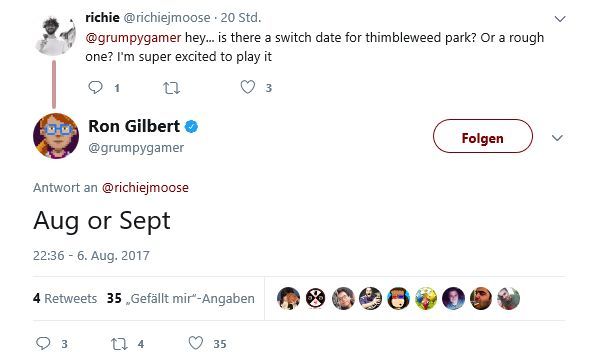 Thimbleweed Park - Release in Kürze