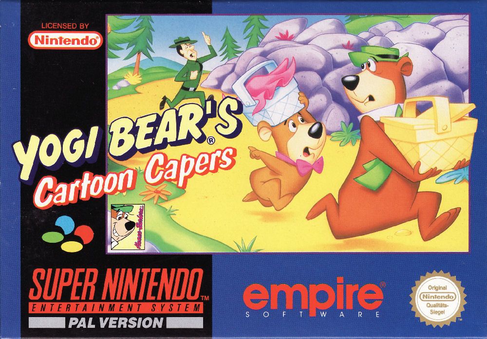 Yogi Bear's Cartoon Capers Cover