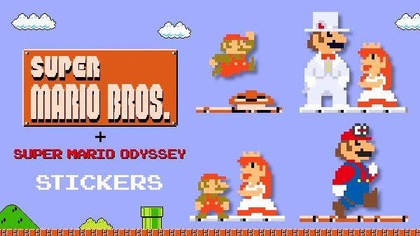 8-Bit Super Mario Sticker für iMessage verfügbar