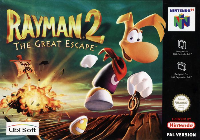 Rayman 2 - The Great Escape Cover