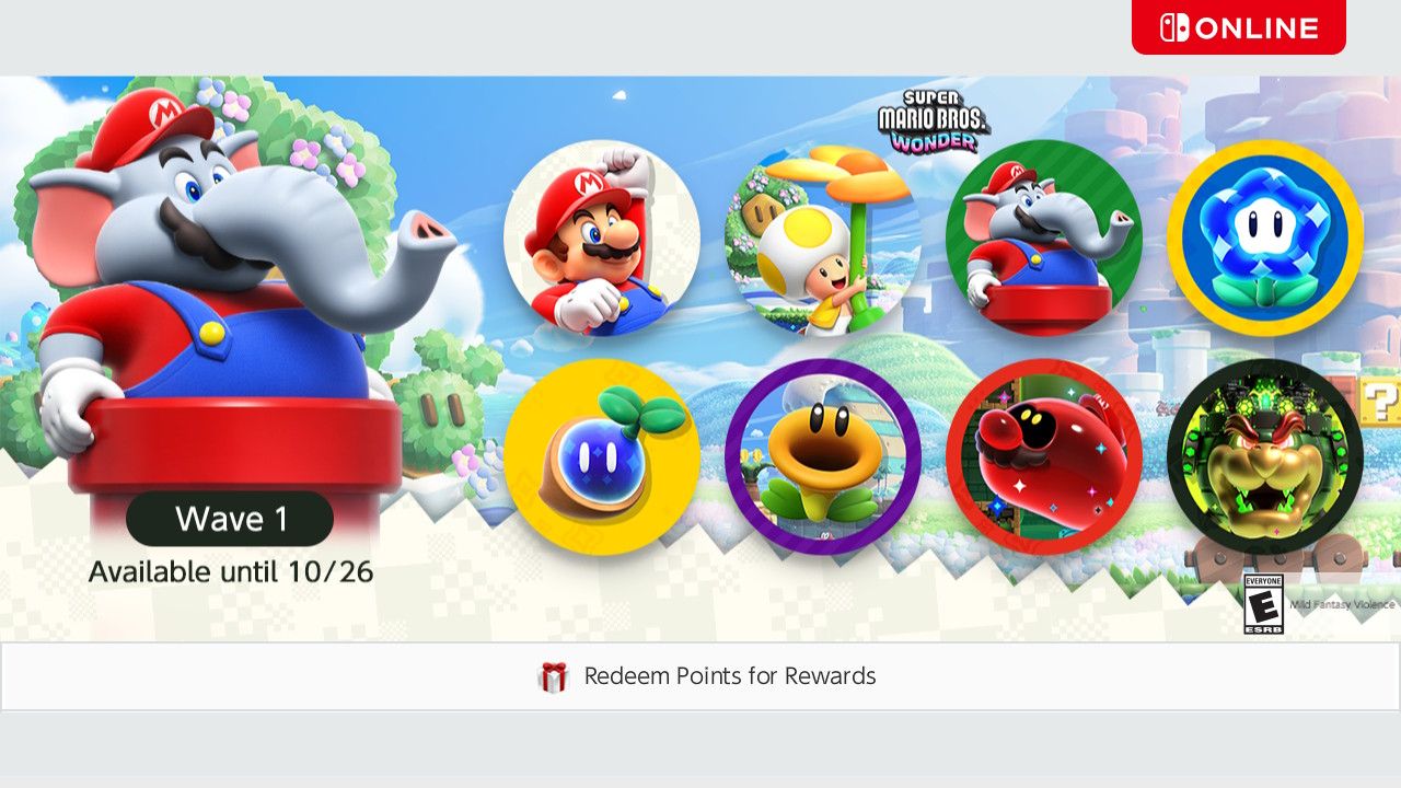 Neue Icons für Nintendo Switch Online Mitglieder