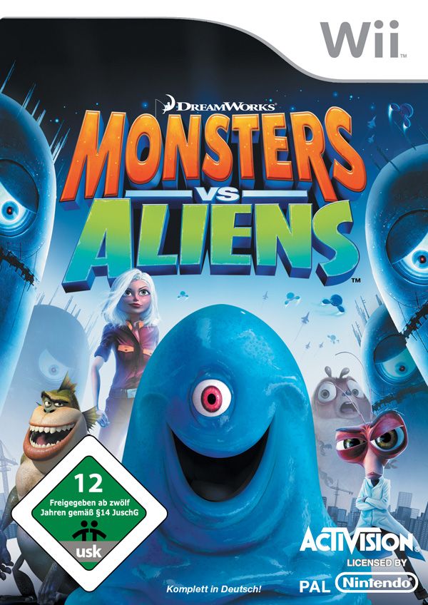 Monsters vs. Aliens Cover