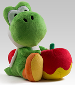 Plüsch-Yoshi im Sterne-Katalog (mit Apfel!)