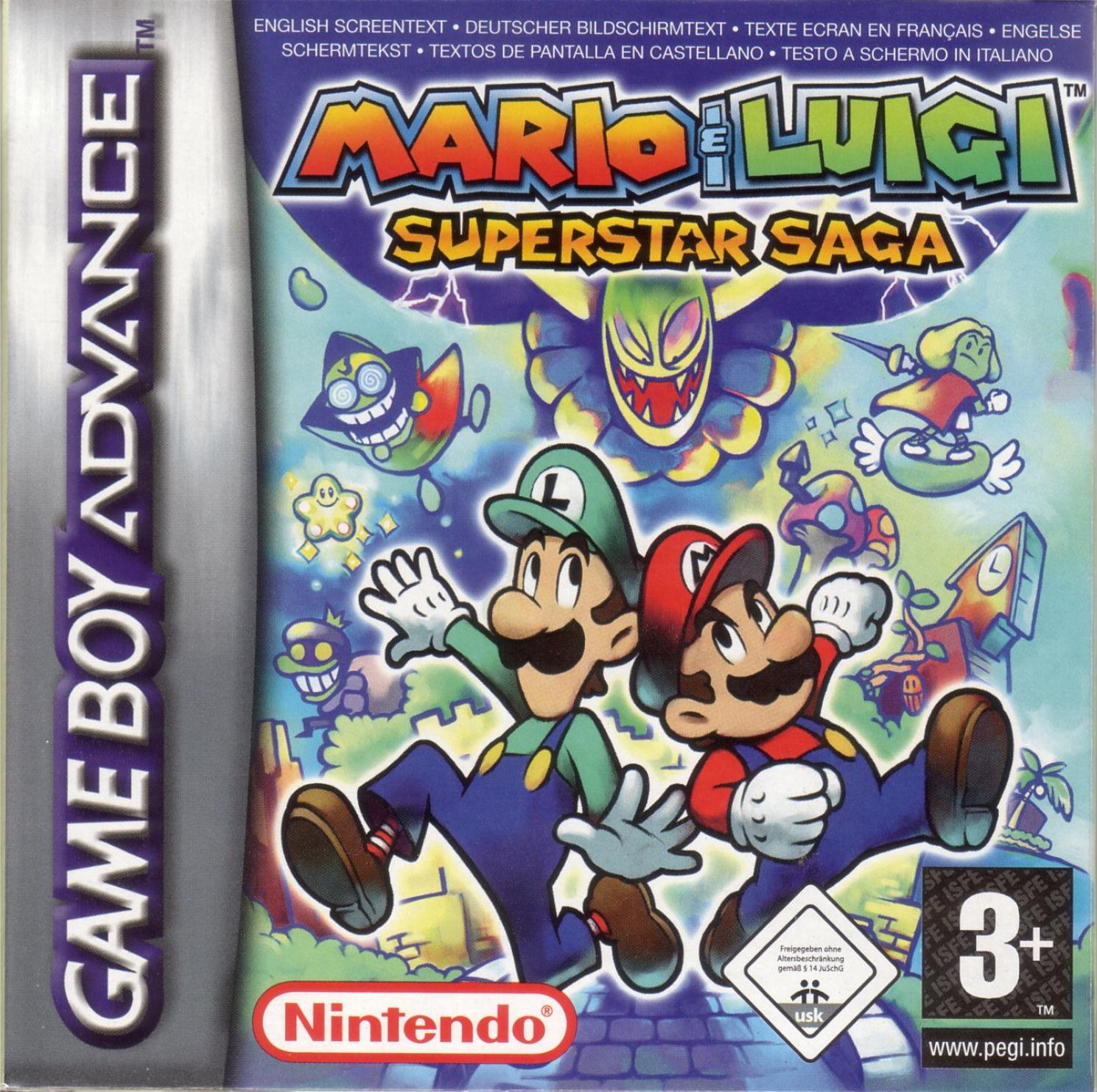 Mario & Luigi: Superstar Saga Cover