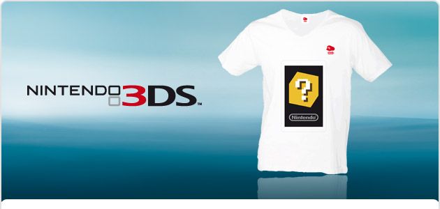 Nintendo 3DS-T-Shirt Gewinnbenachrichtung