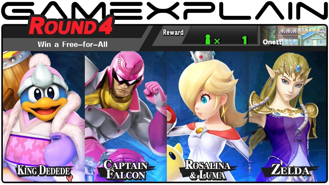 Smash Bros. Wii U: Classic Mode & Onett Battle Trailer