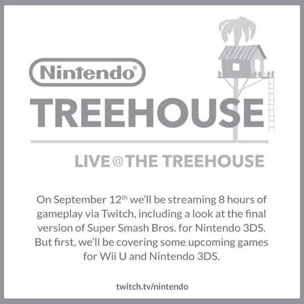 Nintendo Treehouse: Live am 12. September
