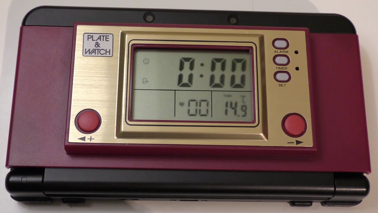New 3DS Retro Plate & Watch