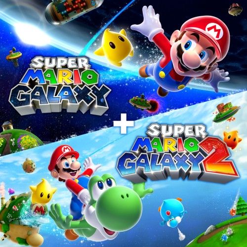 Super Mario Galaxy + Super Mario Galaxy 2 Cover