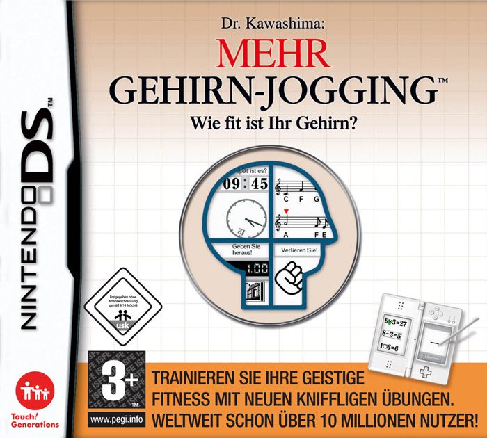 Dr. Kawashima: Mehr Gehirn-Jogging Cover