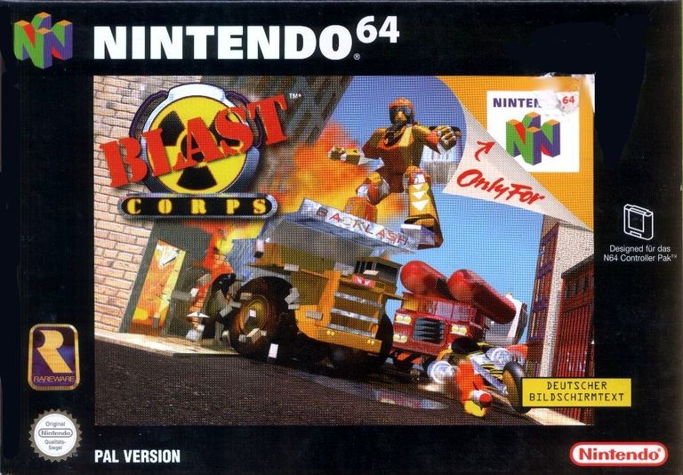 Blast Corps. Cover