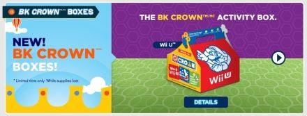 Burger King bietet Wii U-Spielzeug an