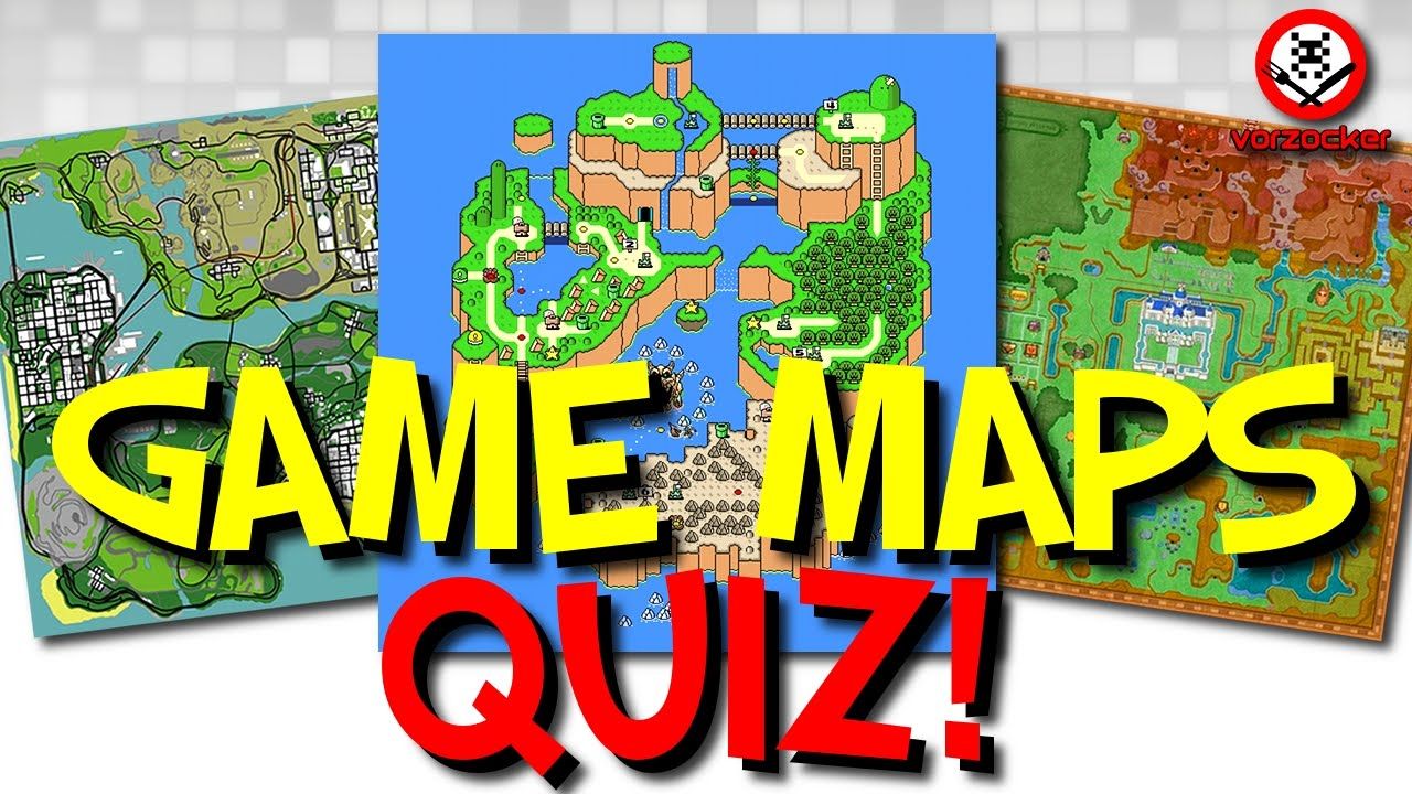 VORZOCKER Quiz Weltkarten von Spielen