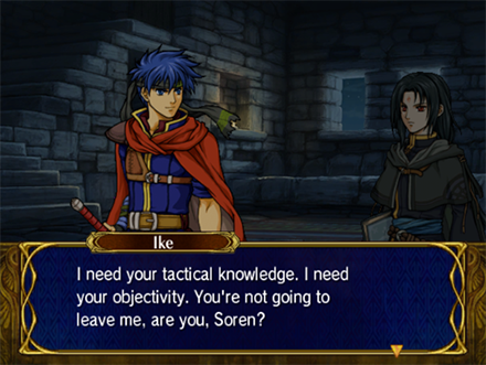 Ike sagt Soren, dass er ihn braucht