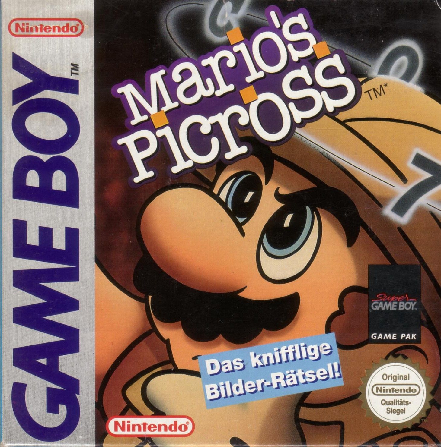 Mario`s Picross Cover