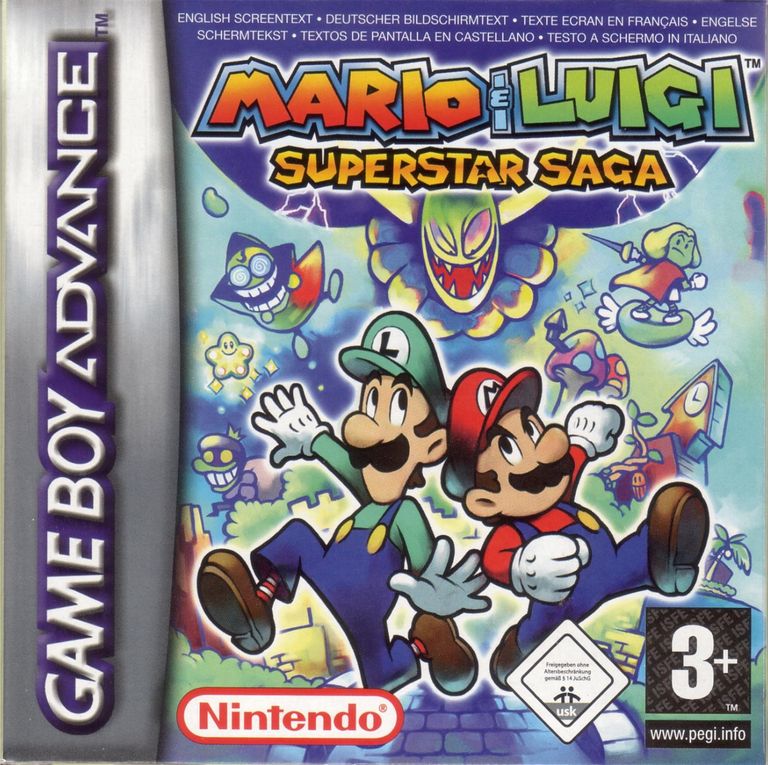 Mario & Luigi: Superstar Saga Cover