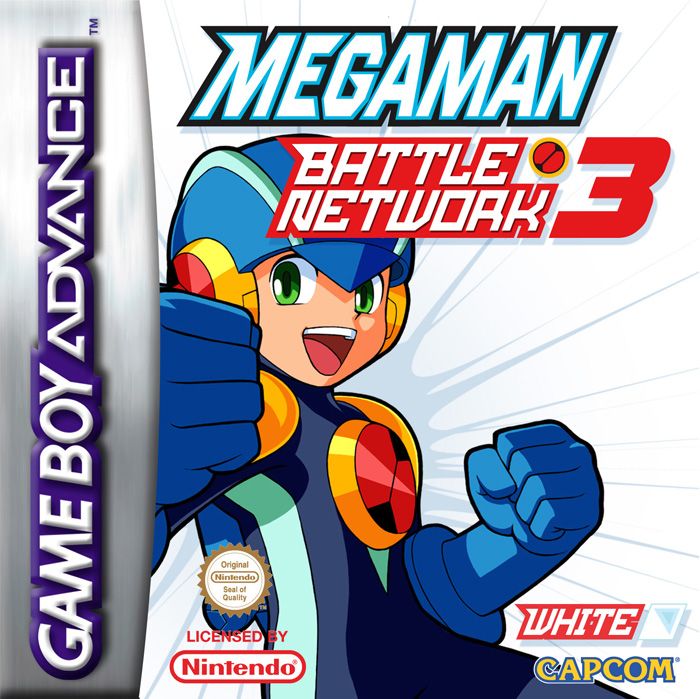 Mega Man Battle Network 3 White Cover