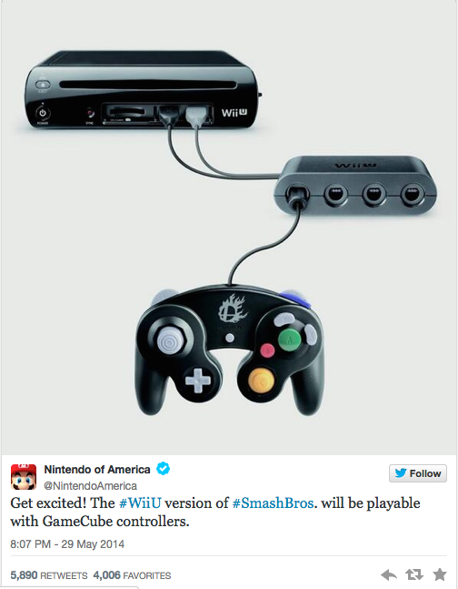 GameCube Controller-Adapter für Wii U