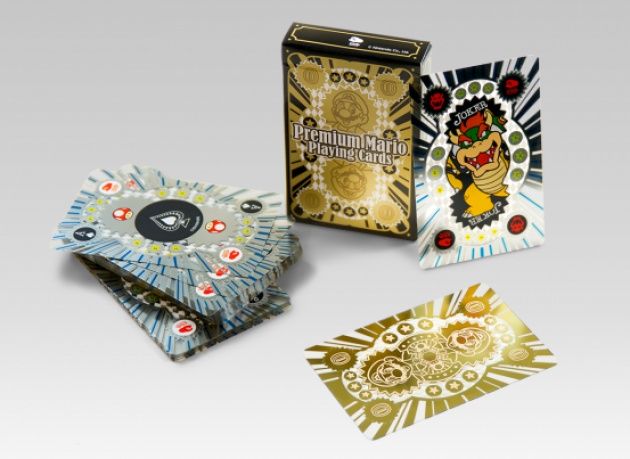 Premium-Mario-Spielekarten im Club Nintendo Sterne-Katalog