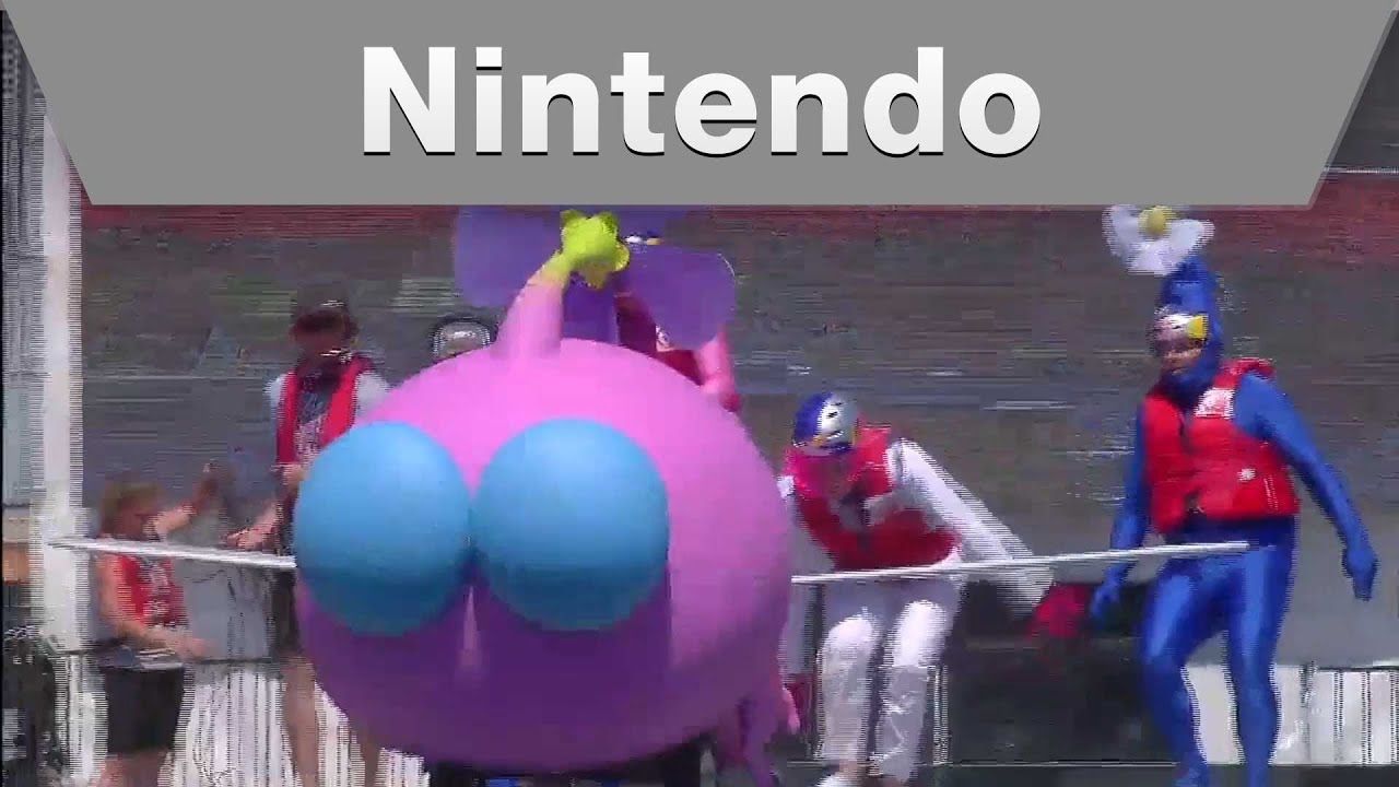 Rosa Pikmin beim Red Bull Flugtag