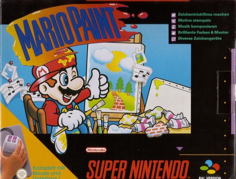 Mario Paint Cover