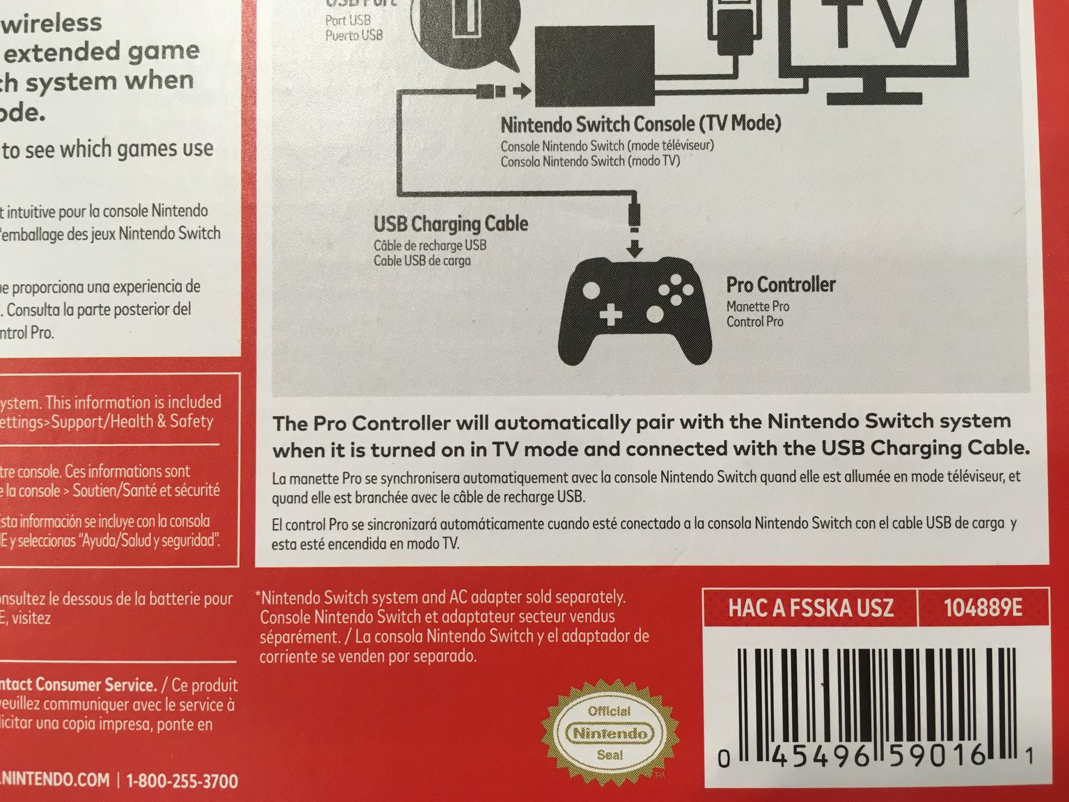 Neues Modell des Pro Controllers im Handel entdeckt