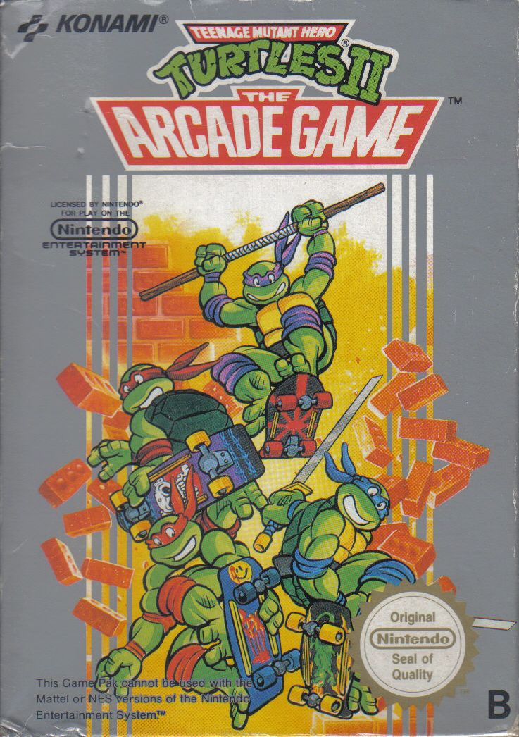 Teenage Mutant Hero Turtles II - The Arcade Game Cover
