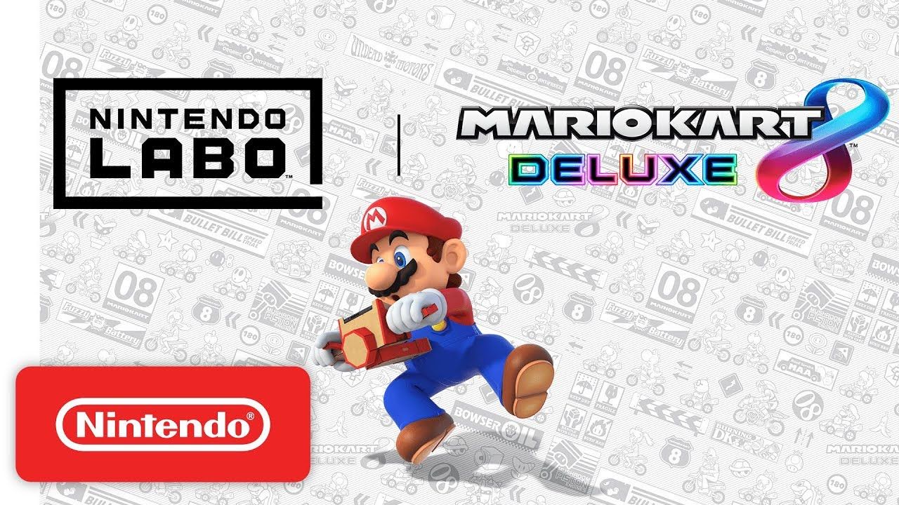 Mario Kart 8 Deluxe unterstützt Labo
