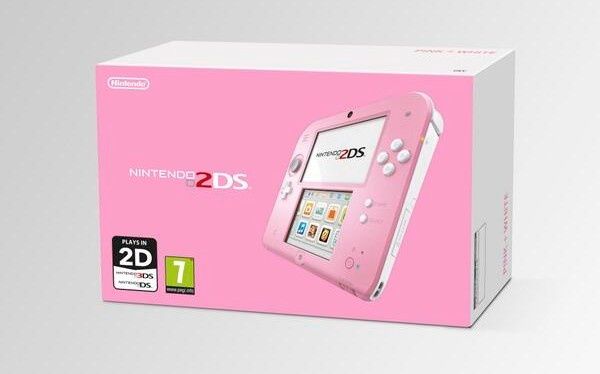 Nintendo 2DS Pink+Weiß angekündigt