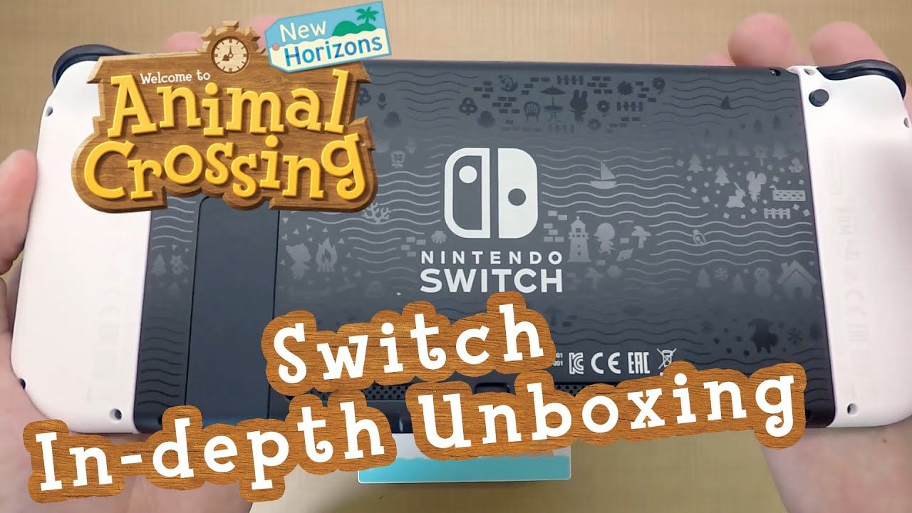 Switch im Animal Crossing-Stil UNBOXING