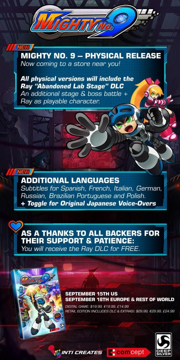 Mighty No. 9: Release-Datum enthüllt *update*