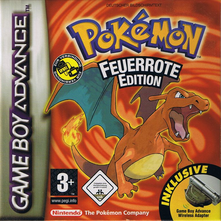 Pokémon: Feuerrote Edition Cover