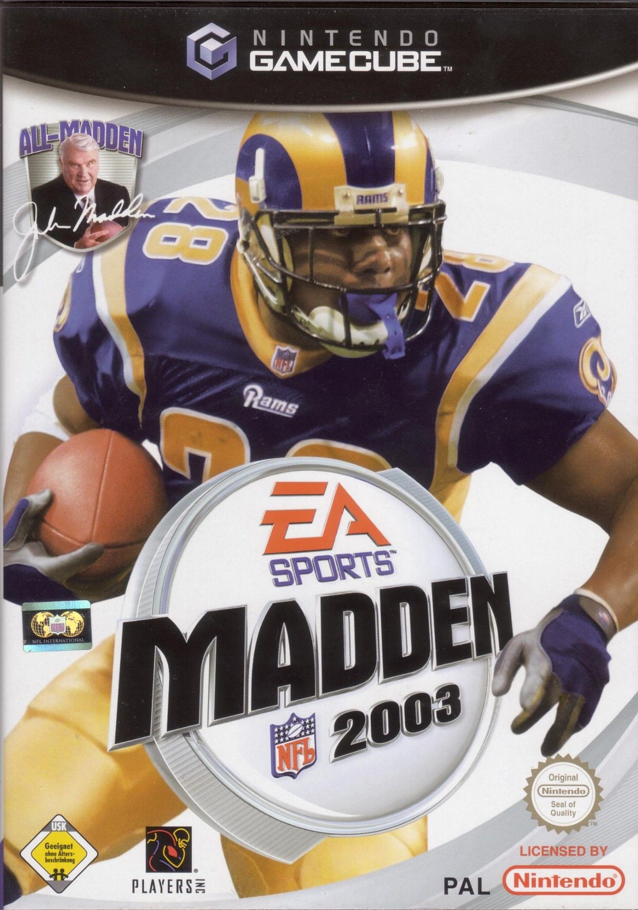 Madden NFL 2003 Cover