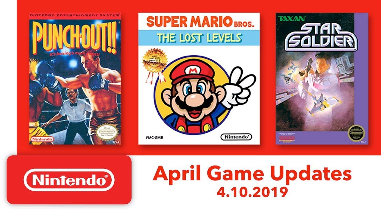 Nintendo Switch Online - April Game Updates