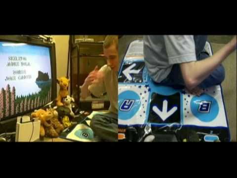 Castlevania mit Tanzmatte durchgespielt