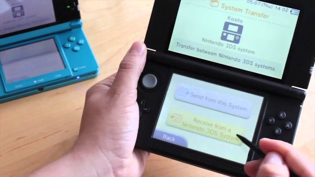 Datenübertragung vom 3DS zum 3DS XL