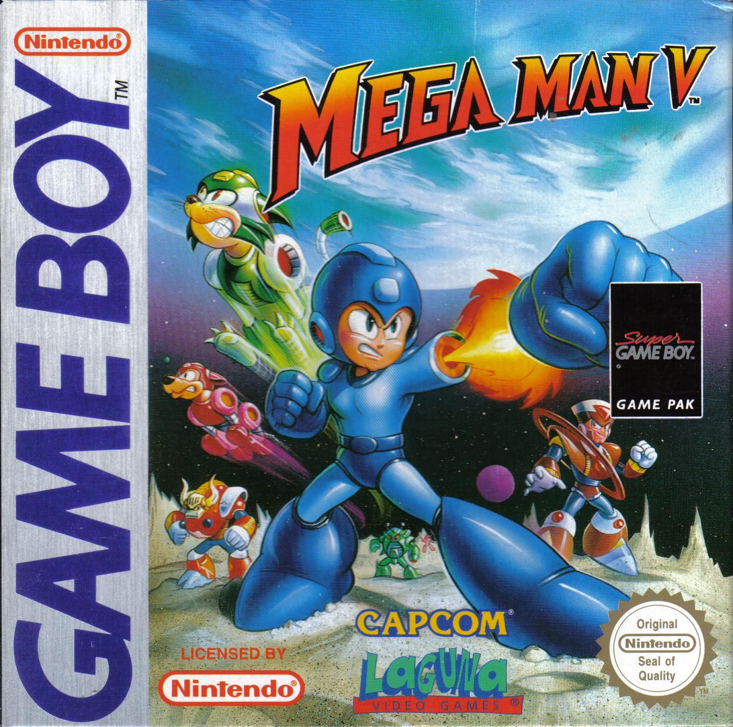 Mega Man V Cover