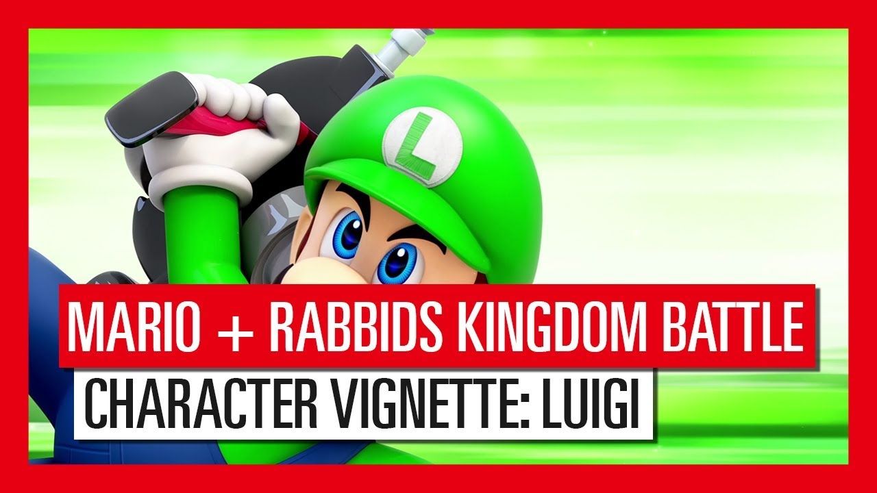 Mario+Rabbids - Luigi im Trailer