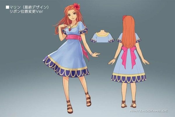 Marin in Hyrule Warriors Legends (Konzept)