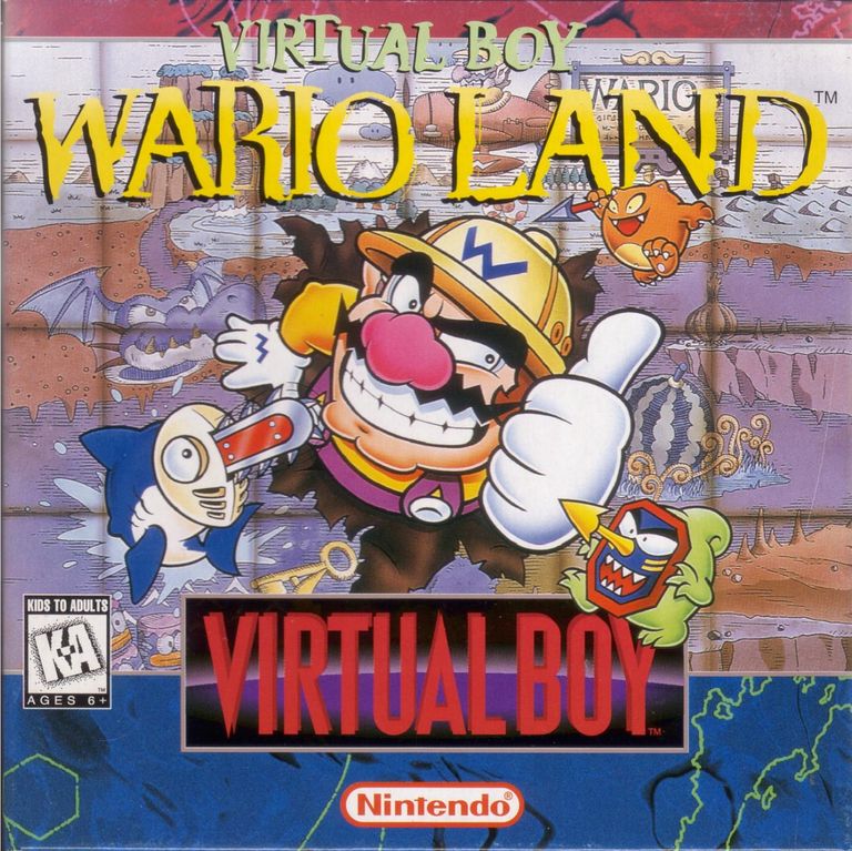 Virtual Boy Wario Land (US) Cover