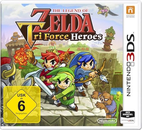 The Legend of Zelda: TriForce Heroes Cover