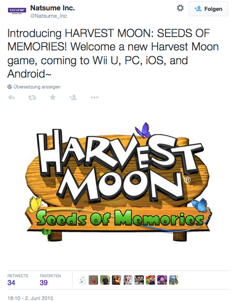 Harvest Moon: Seeds of Memories