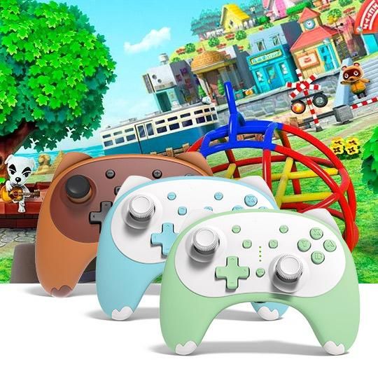 Nintendo Switch Controller im süßen Animal Crossing Design
