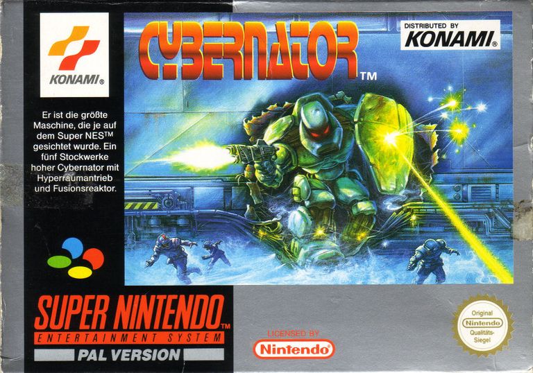 Cybernator Cover